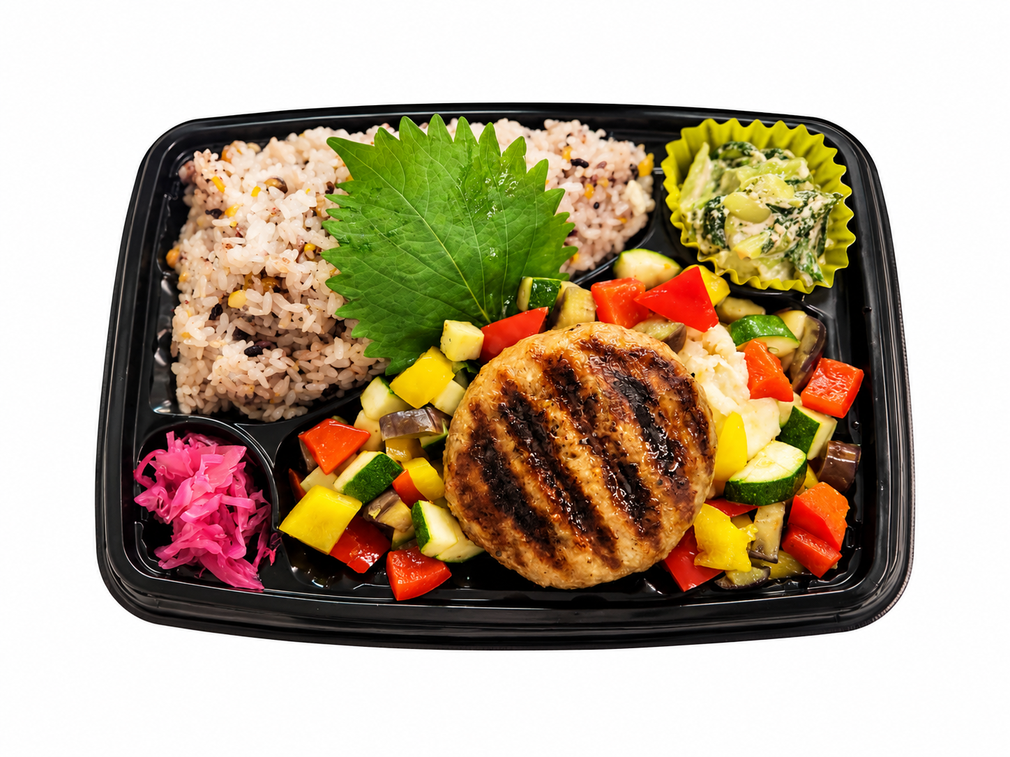◎黒胡椒ハンバーグ弁当